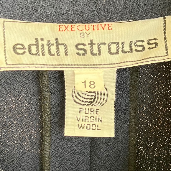 Vintage Edith Strauss Wool Coat Dress - Picture 3 of 4